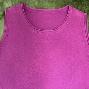 Fuchsia (soft like) Cashmere Sweater Tank Top cannot verify